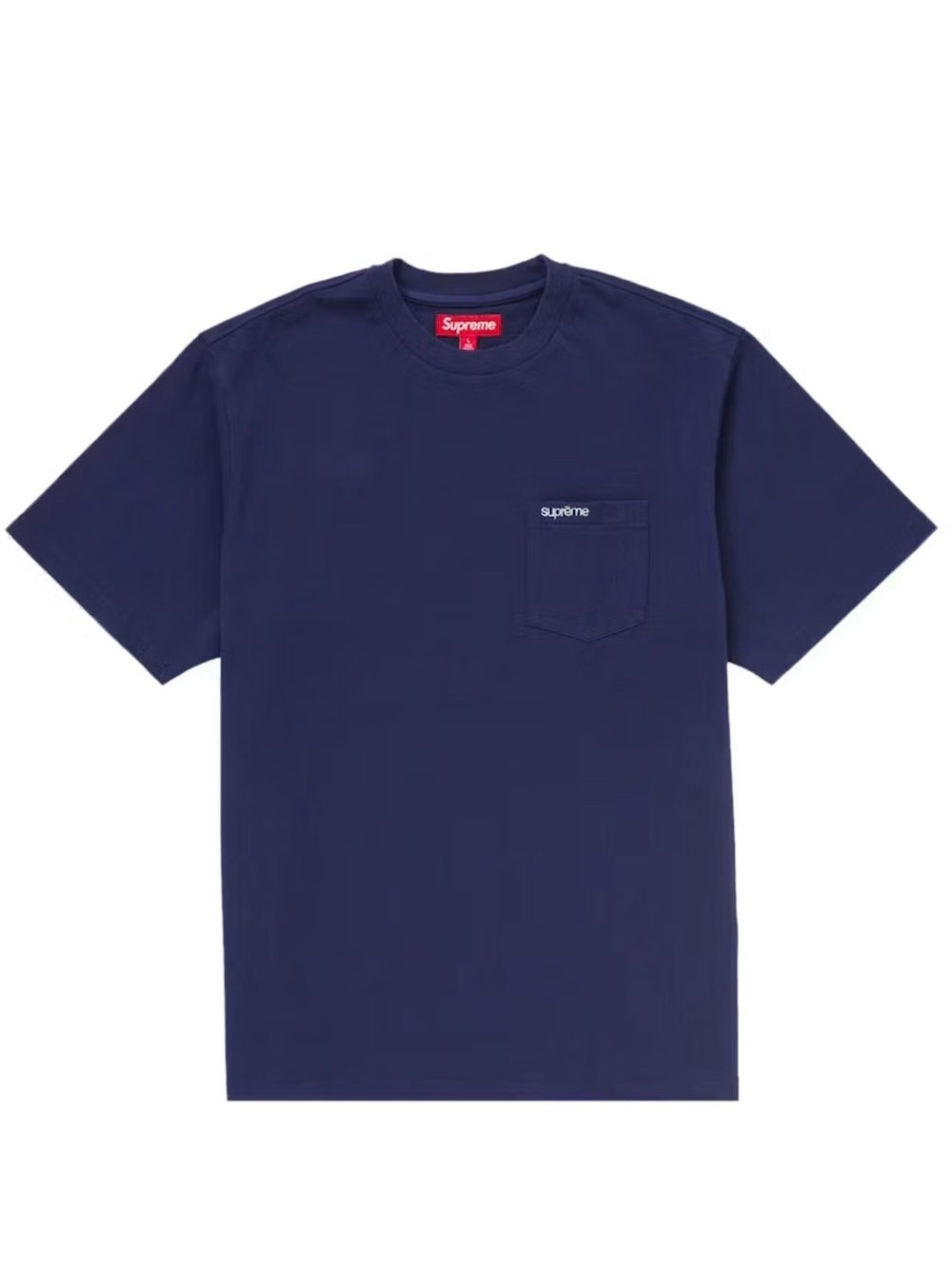 Supreme Pocket Tee Navy Size S